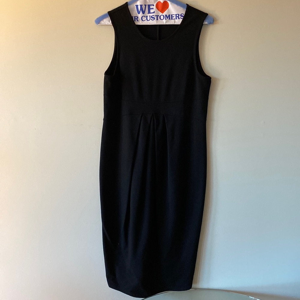 LaClef maternity black stretchy dress - S